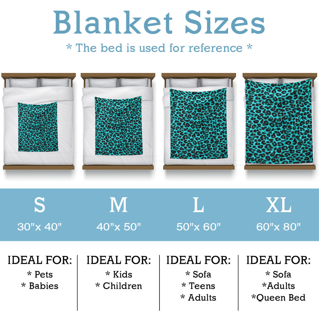 Wild Leopard Print Blanket