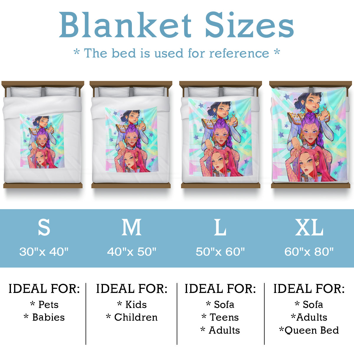 Kpop Fan Love Blanket