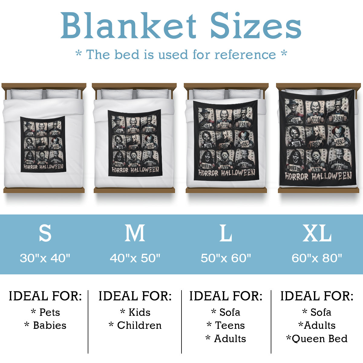 Horror Clash Fleece Blanket