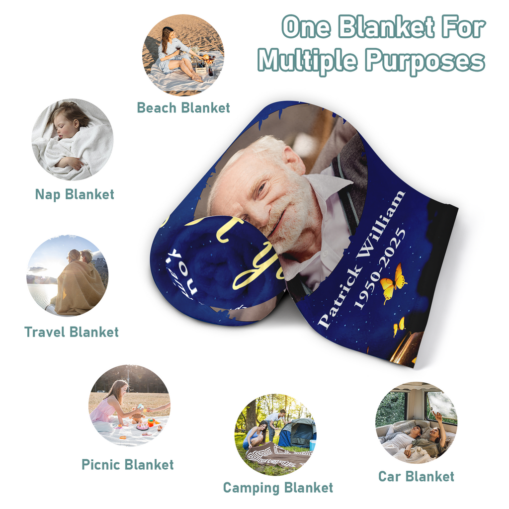 Personalized Memorial Blanket for Loved Ones