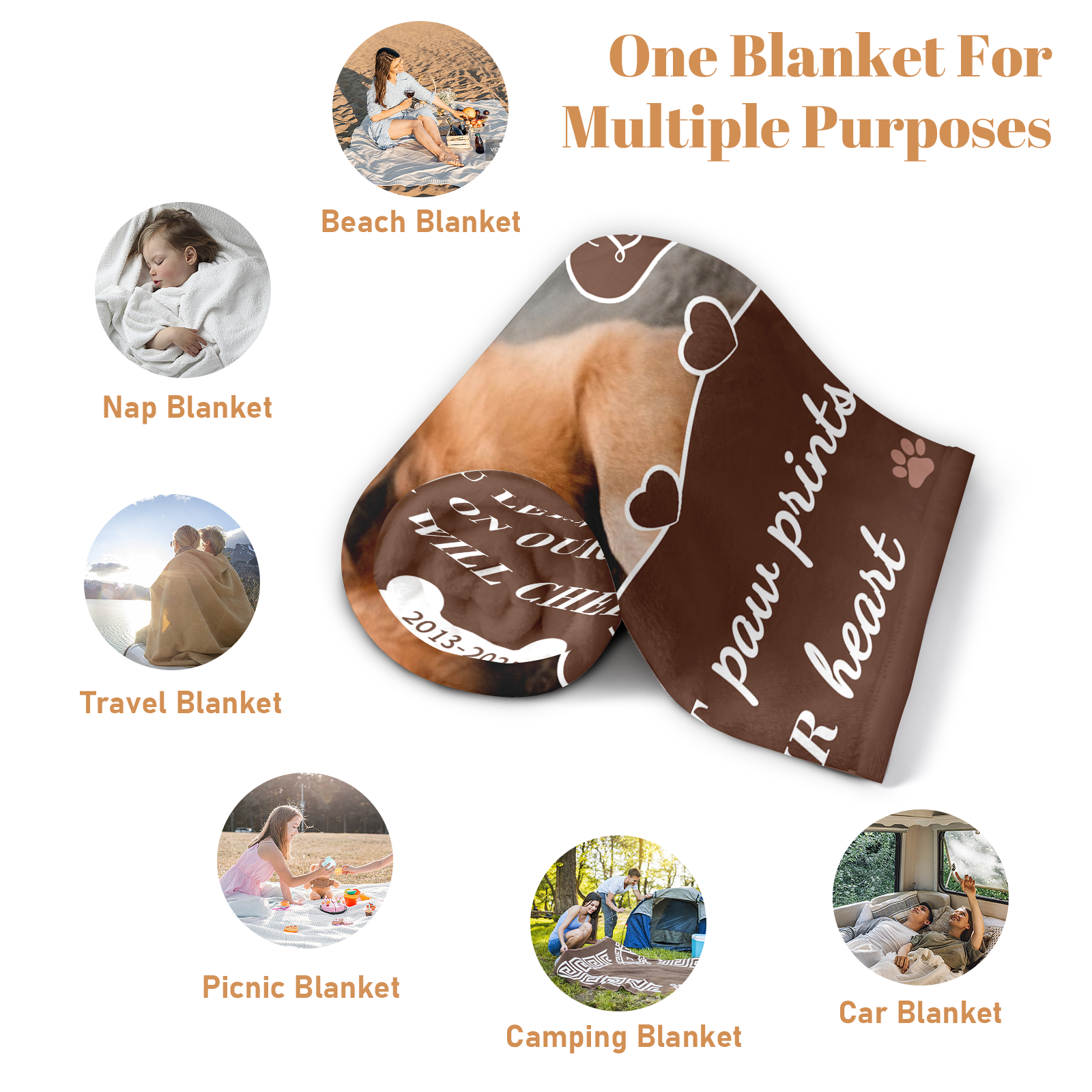 Custom Pet Memorial Blanket