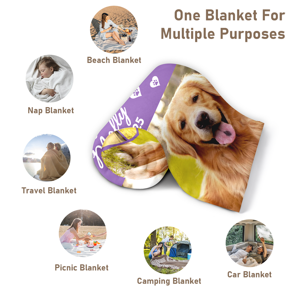 Custom Pet Memorial Blanket