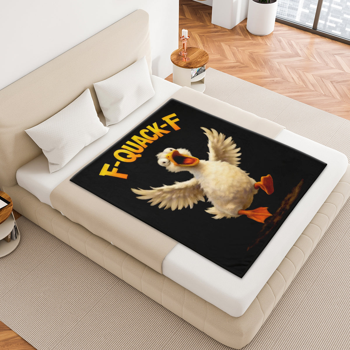 Specific Cozy f-quack-f Blanket