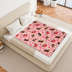 Valentine’s Day Dachshund Love Blanket – Perfect for Couples