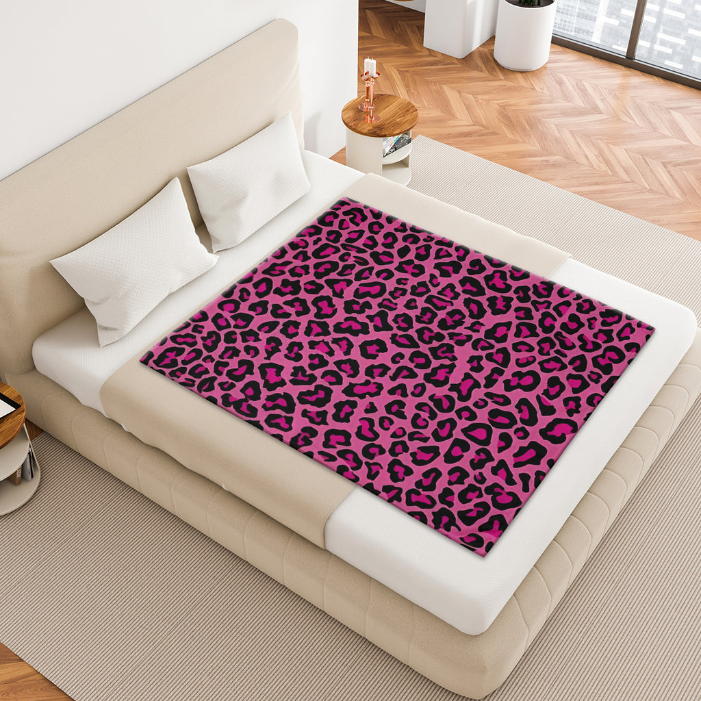 Wild Leopard Print Blanket