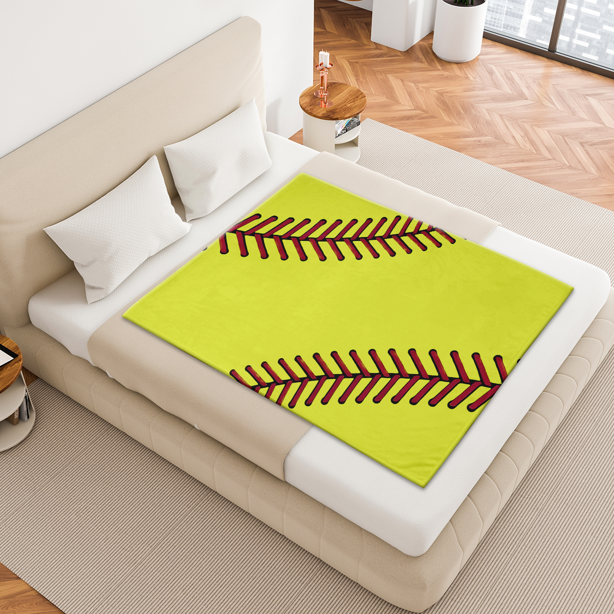 Softball-Inspired Blanket – Cozy & Sporty Comfort