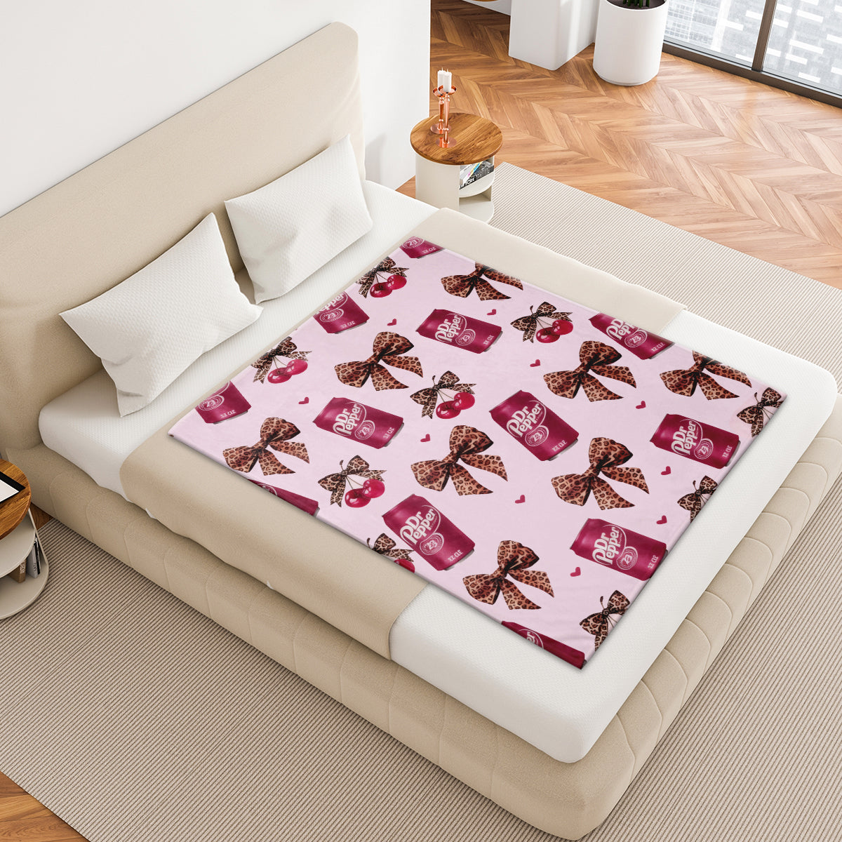Specific Design Blanket with Bow