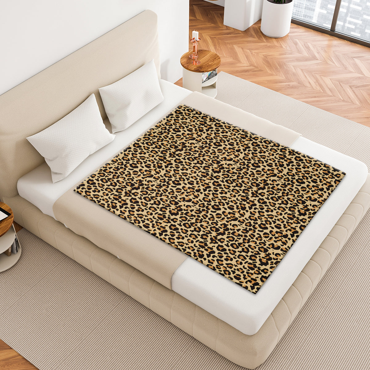 Wild Leopard Print Blanket