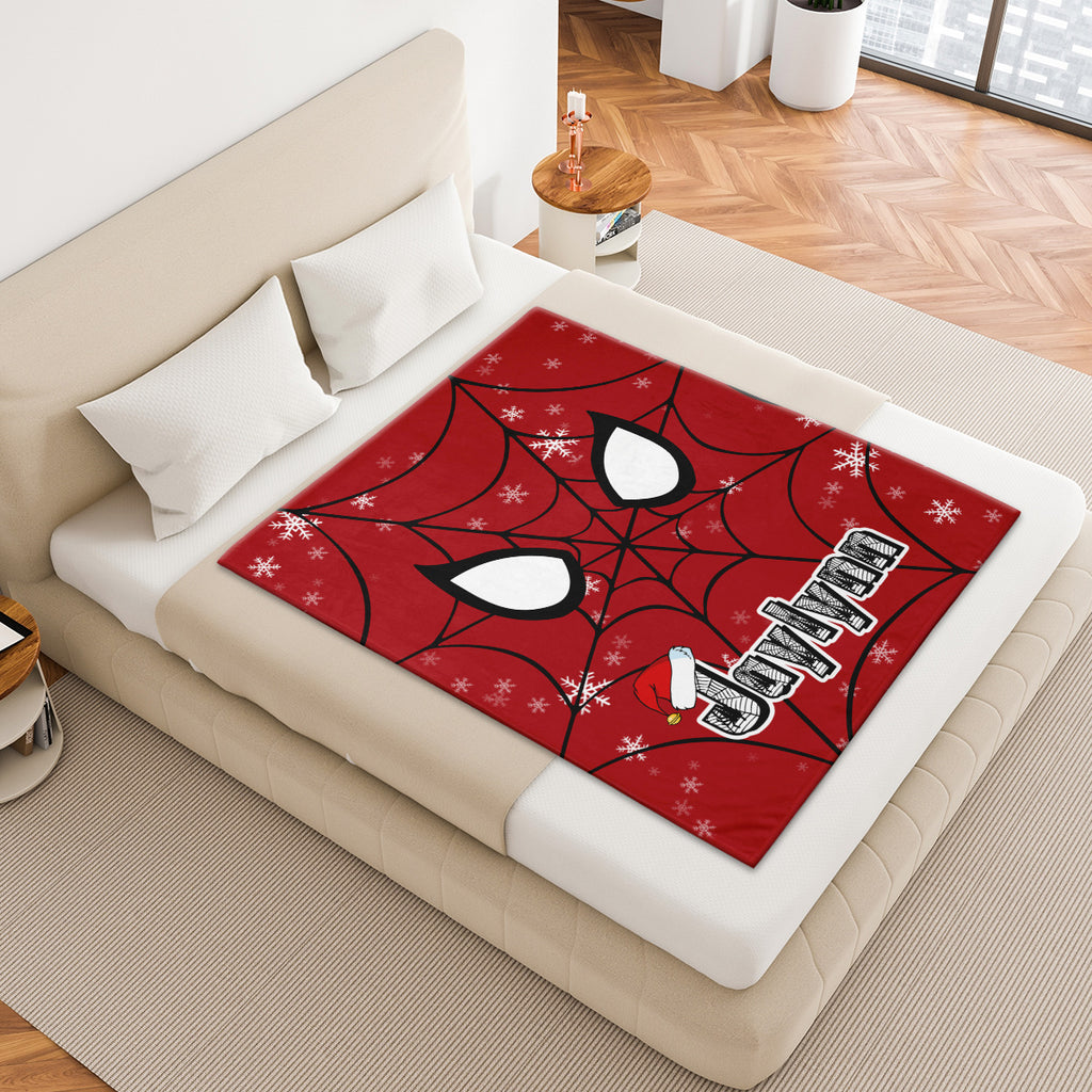 Personalized Spider-Man Blanket