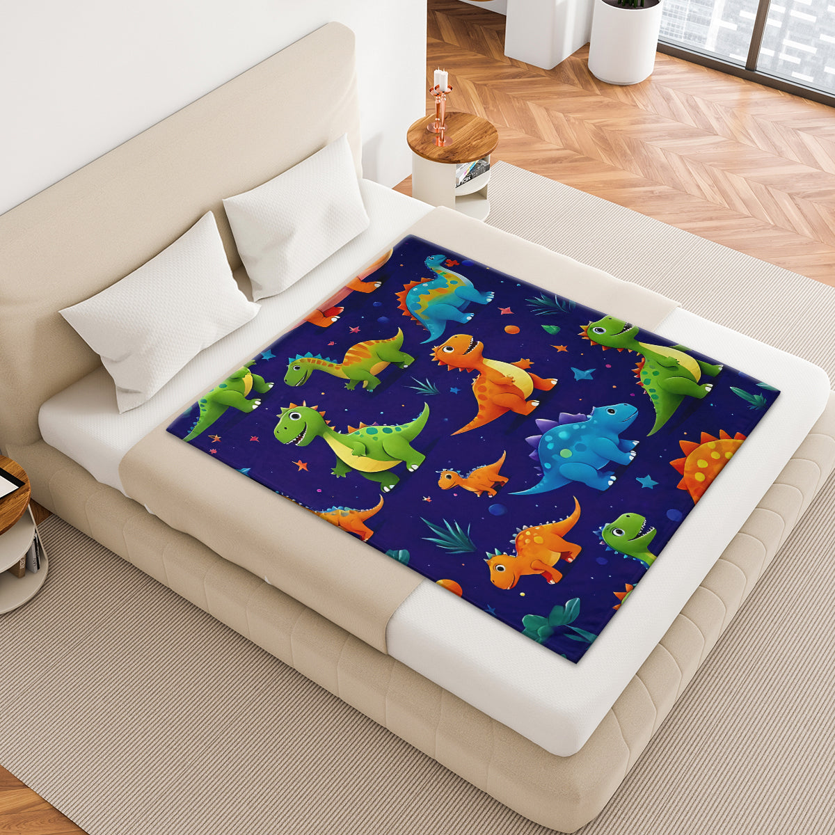Cartoon Dinosaur Blanket