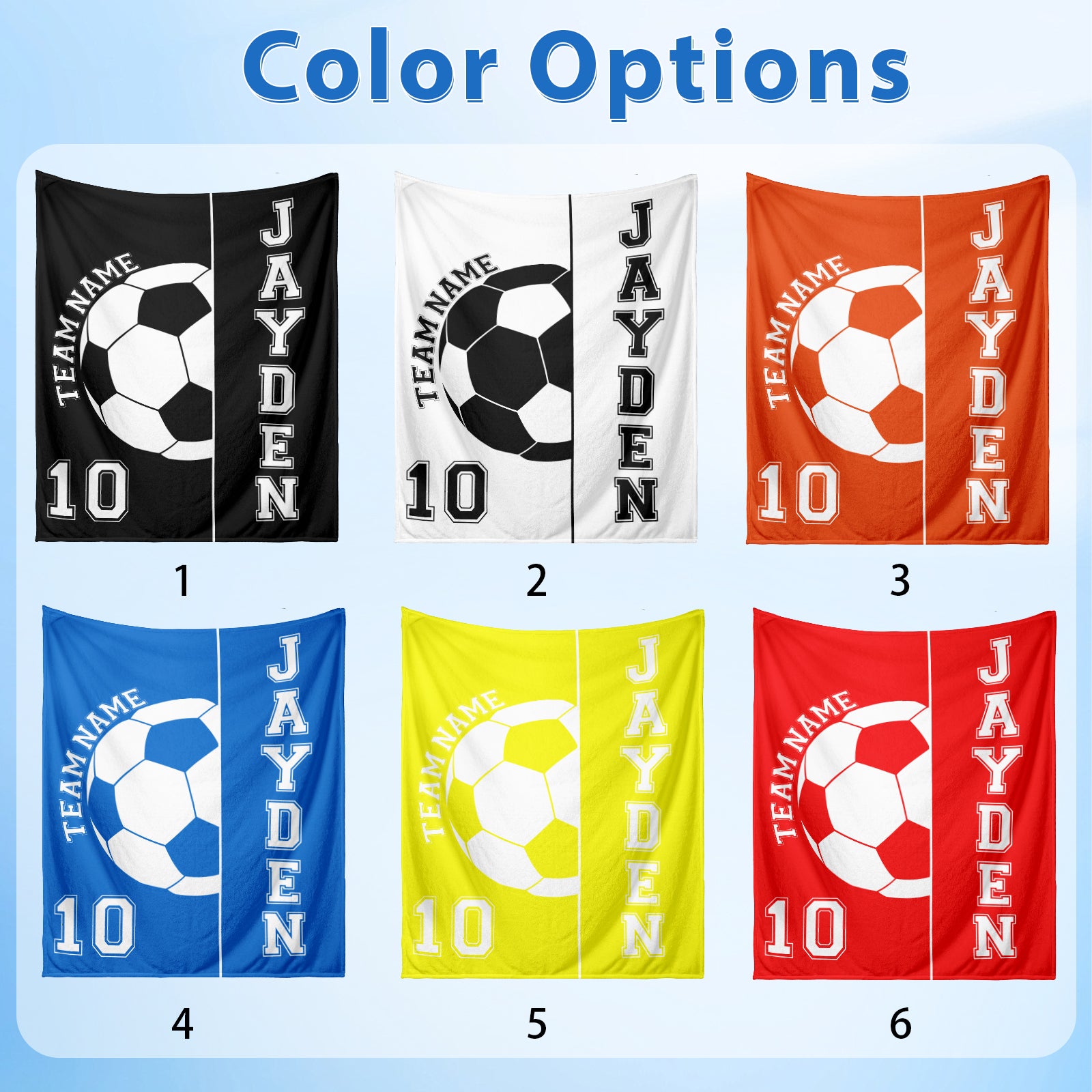 Custom Blankets for Sports Lovers with Name