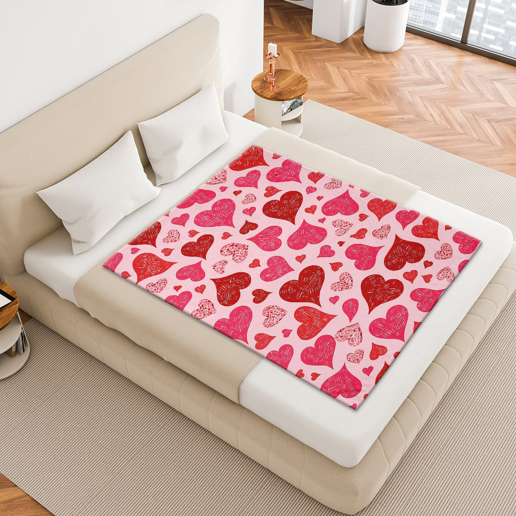 Heart Blanket – Valentine’s Gift for Couples