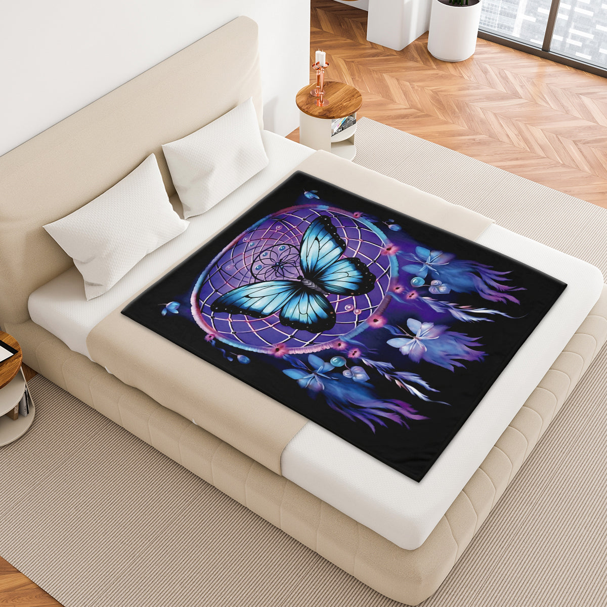 Specific Design Blanket with Bow