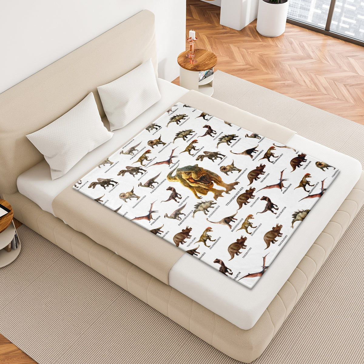 Cartoon Dinosaur Blanket