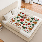 Joyful Christmas Tree Holiday Blanket
