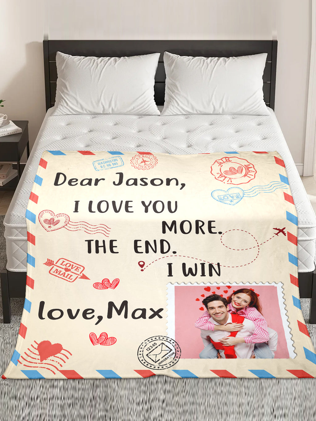 Custom Love Blanket for Wife