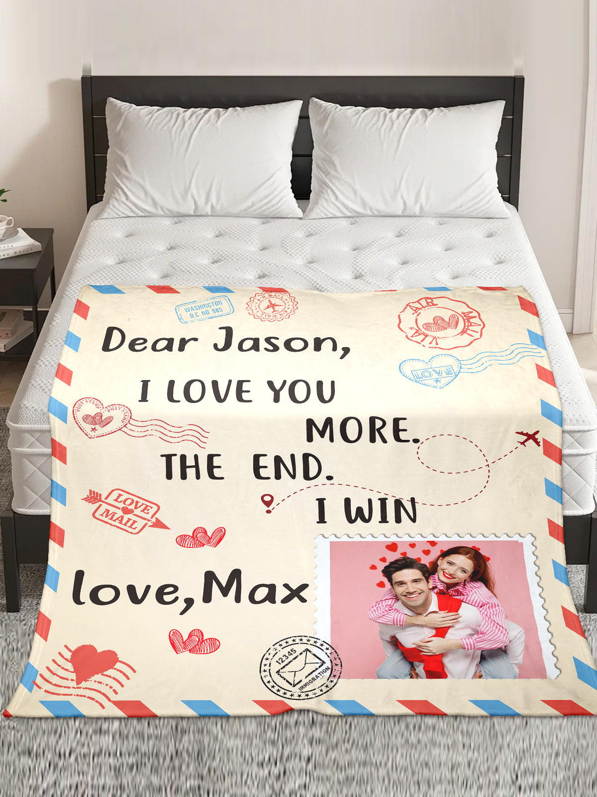 Custom Love Blanket for Wife