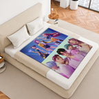 Kpop Stars Fleece Blanket