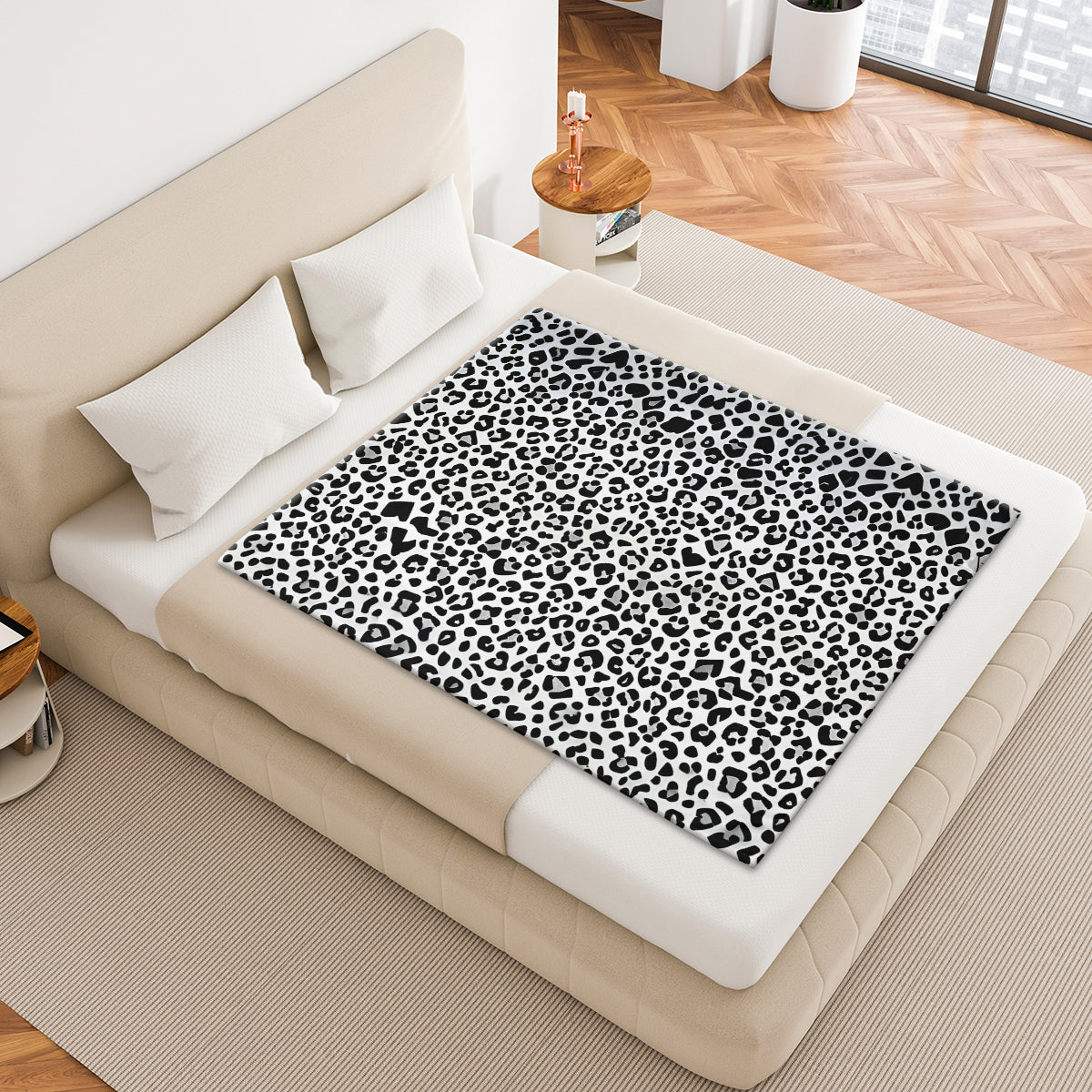 Wild Leopard Print Blanket