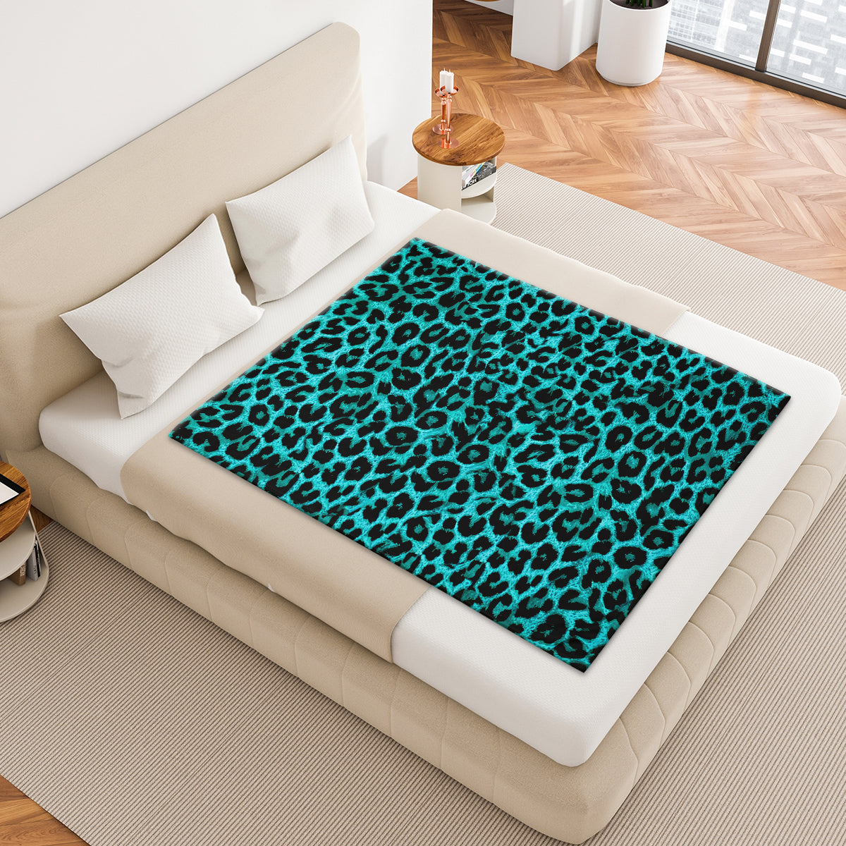 Wild Leopard Print Blanket