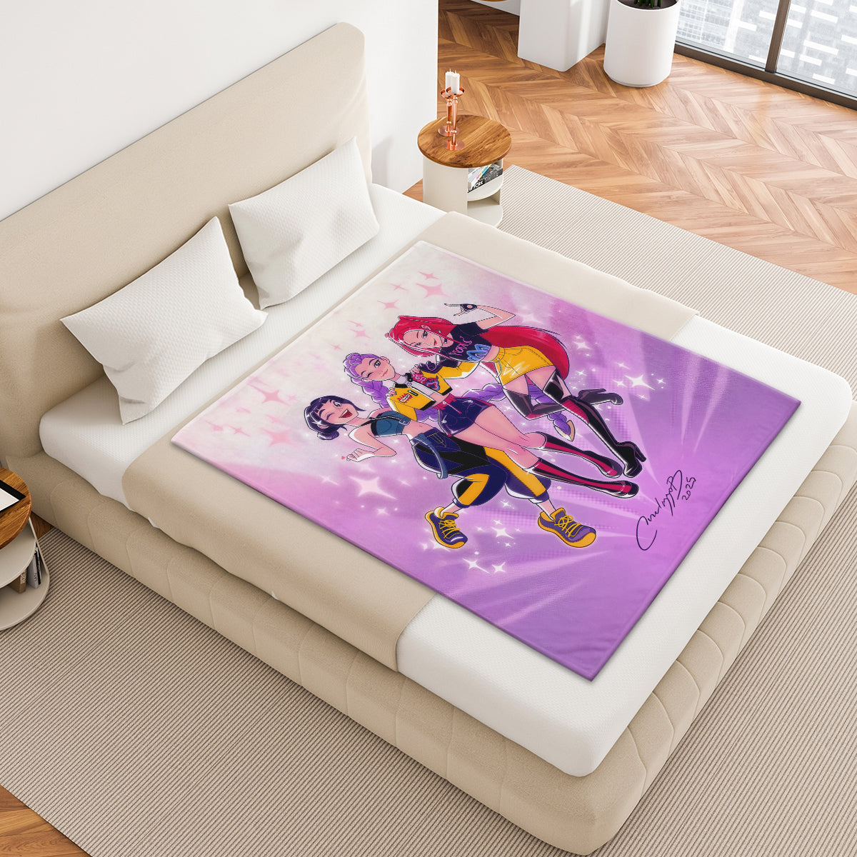 Kpop Stars Fleece Blanket