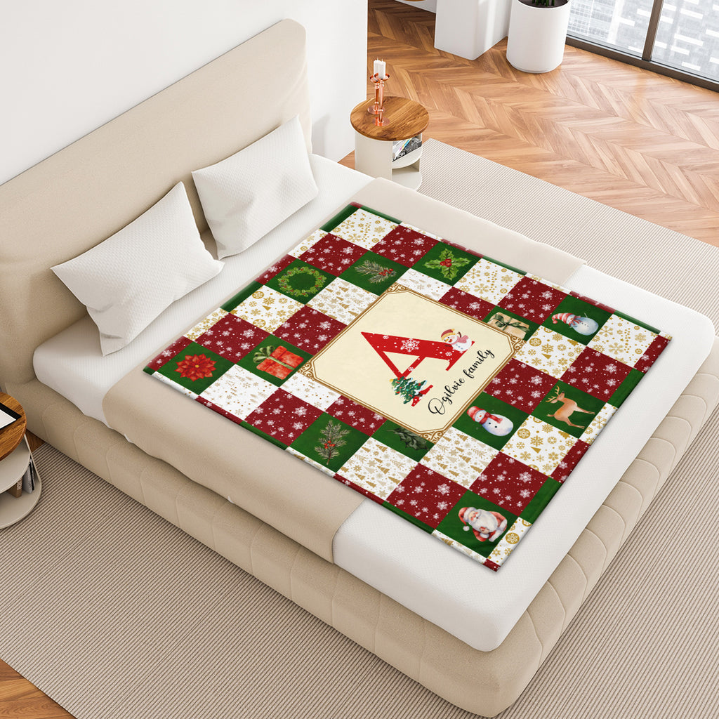 Personalized Blanket for Christmas with Name