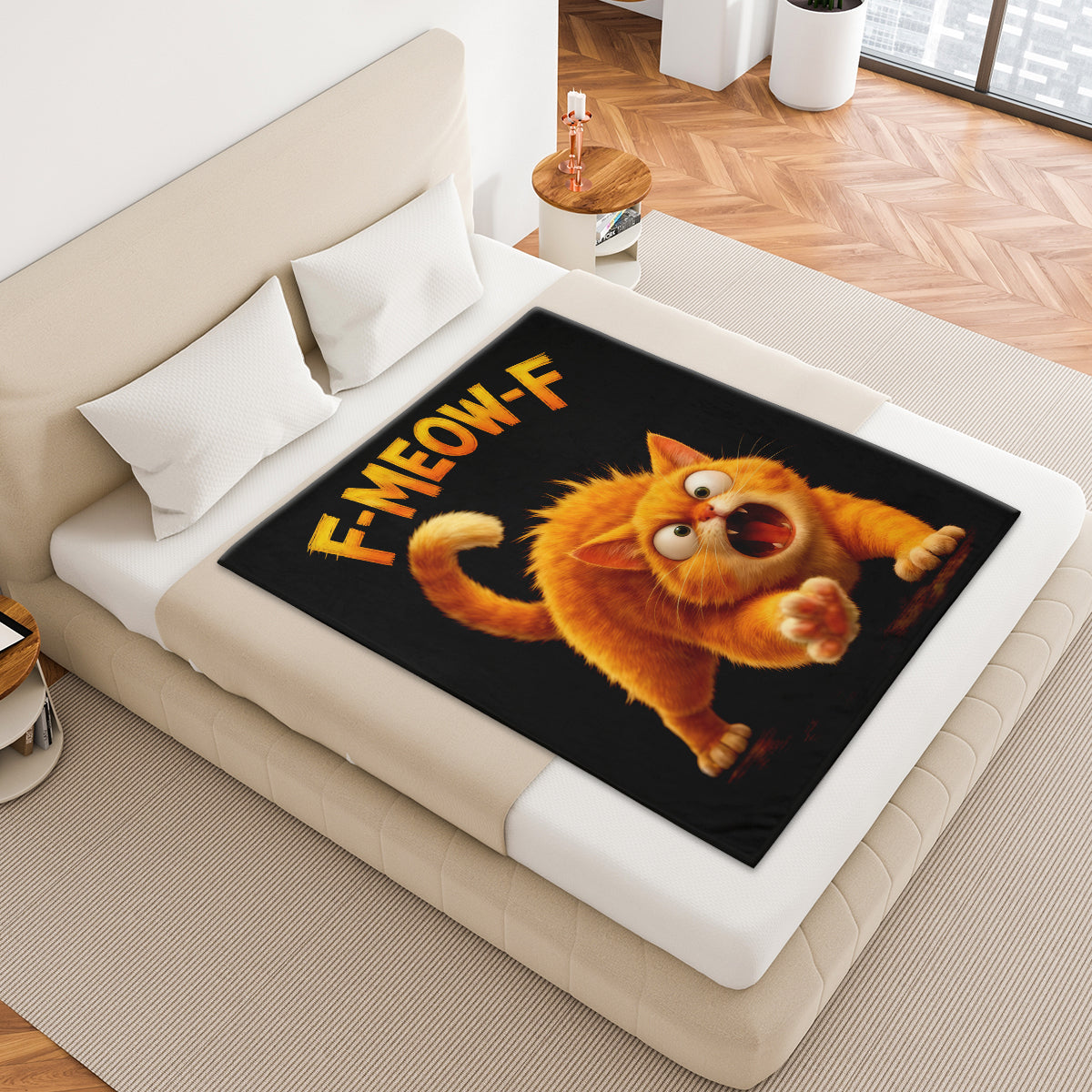 Specific Cozy f-meow-f Blanket