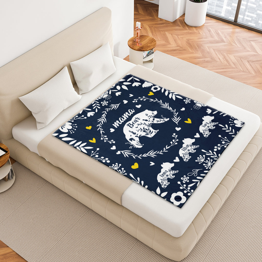 Personalized Blanket for Mom and Child