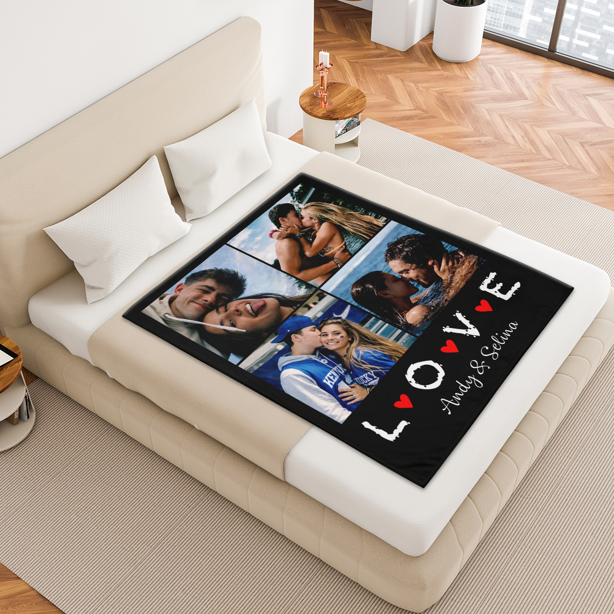 Custom Blanket for Couples in Love