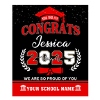 Custom Graduate Blanket