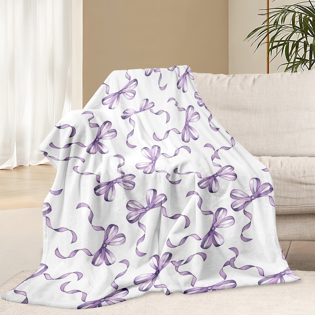 Specific Design Blanket with Bow