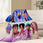 Kpop Stars Fleece Blanket