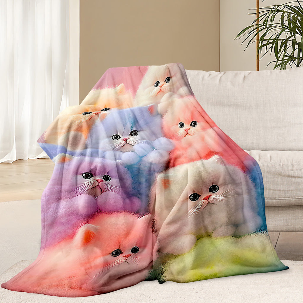 Specific Cozy Polyester Animal Blankets