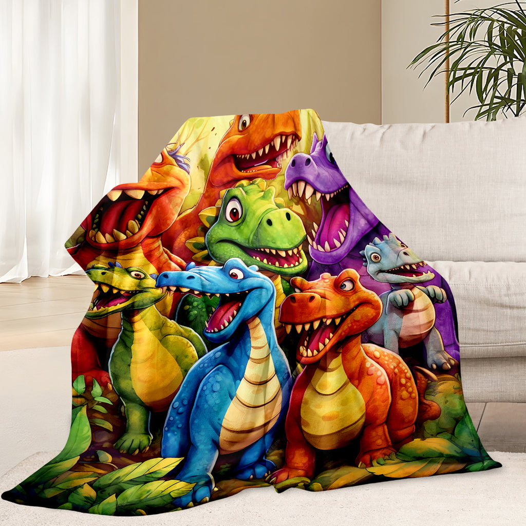 Cartoon Dinosaur Blanket