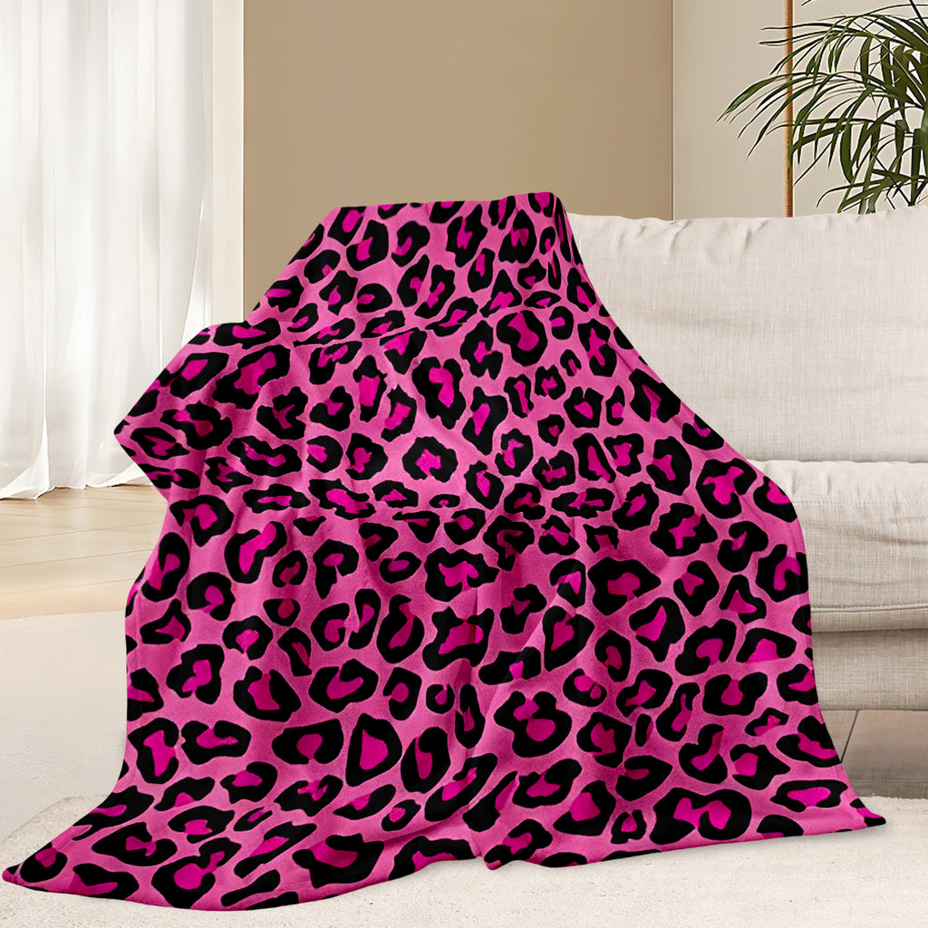 Wild Leopard Print Blanket