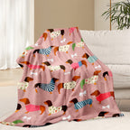 Specific Cozy Dachshund Blanket