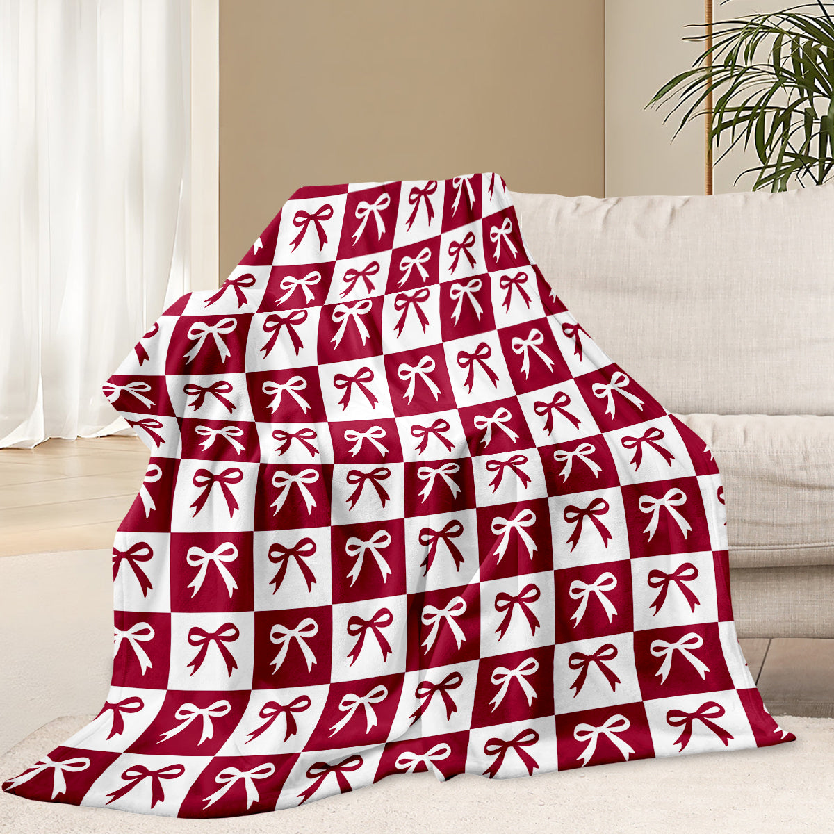 Specific Design Blanket with Bow