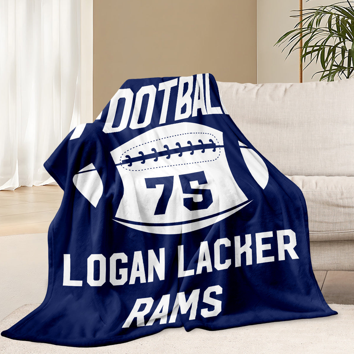 Custom Blankets for Sports Lovers with Name