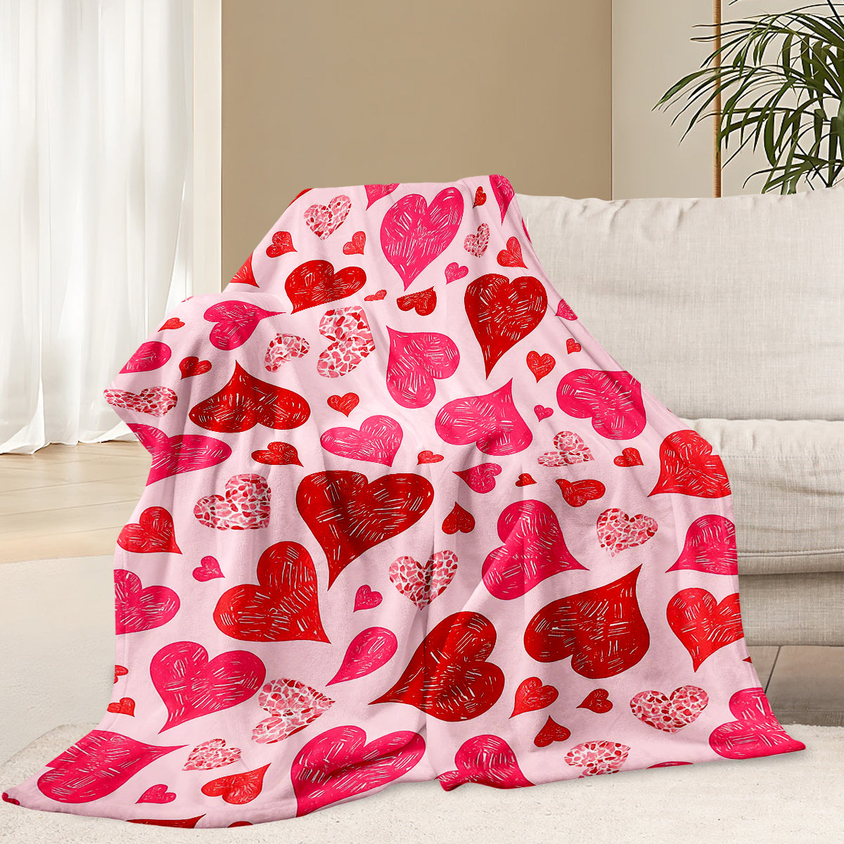 Heart Blanket – Valentine’s Gift for Couples