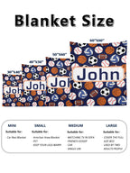 Custom Blankets for Sports Lovers with Name