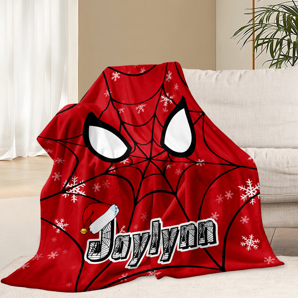 Personalized Spider-Man Blanket