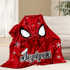 Personalized Spider-Man Blanket