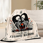 Skeleton Heart Blanket – Special Valentine’s Day Gift for Couples