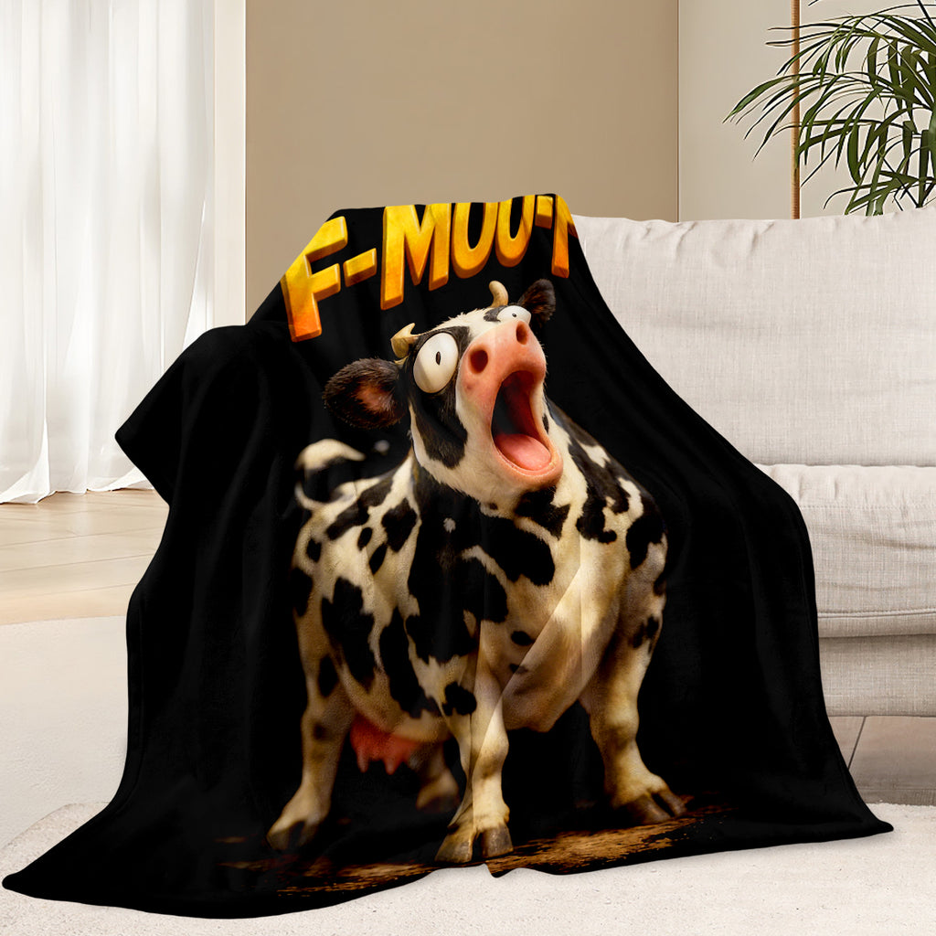 Specific Cozy f-moo-f Blanket