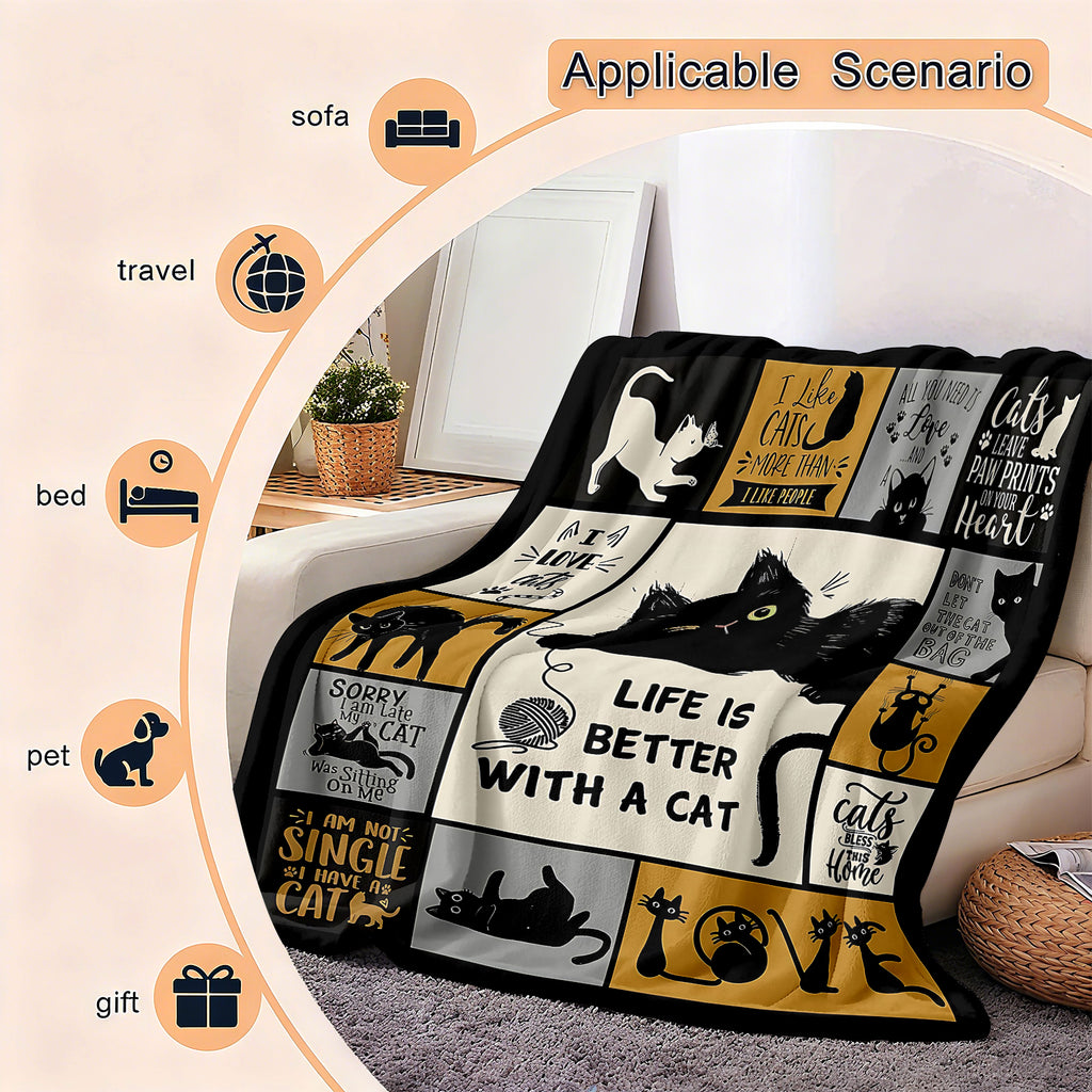 Specific Cozy Polyester Animal Blankets