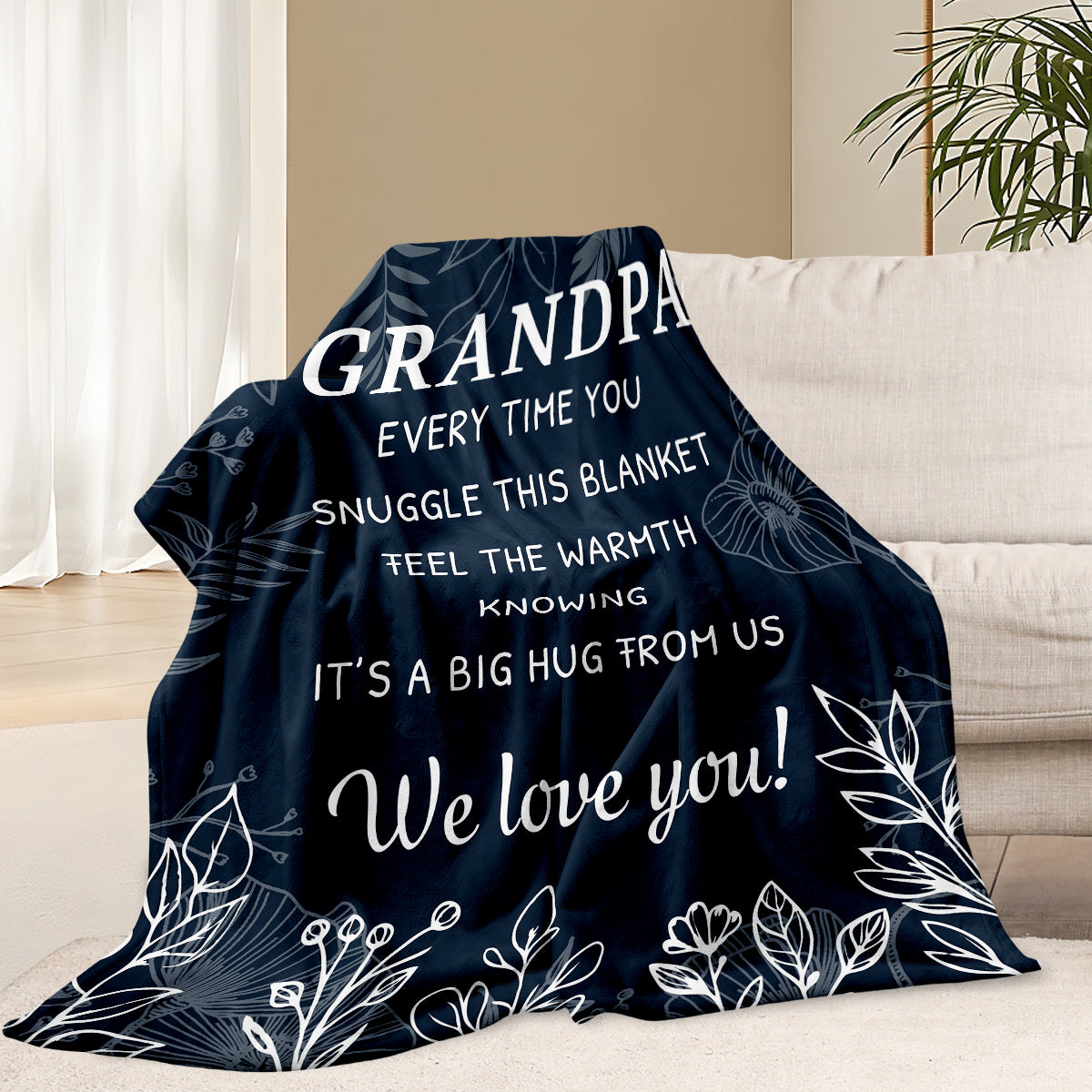 Memorial blanket for Grandfather