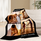 Custom Blanket for Couples with Photos
