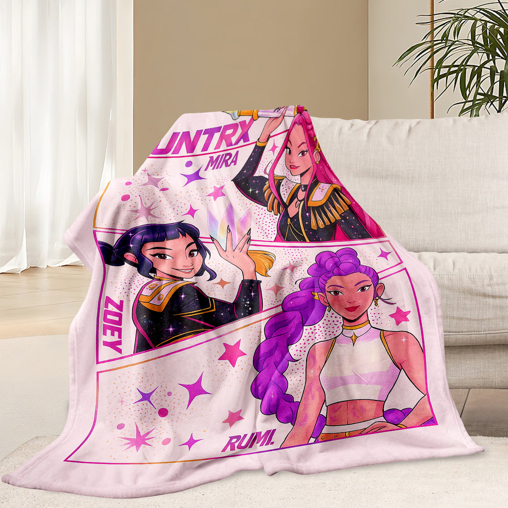 Kpop Stars Fleece Blanket