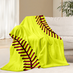 Softball-Inspired Blanket – Cozy & Sporty Comfort