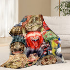 Horror Clash Fleece Blanket